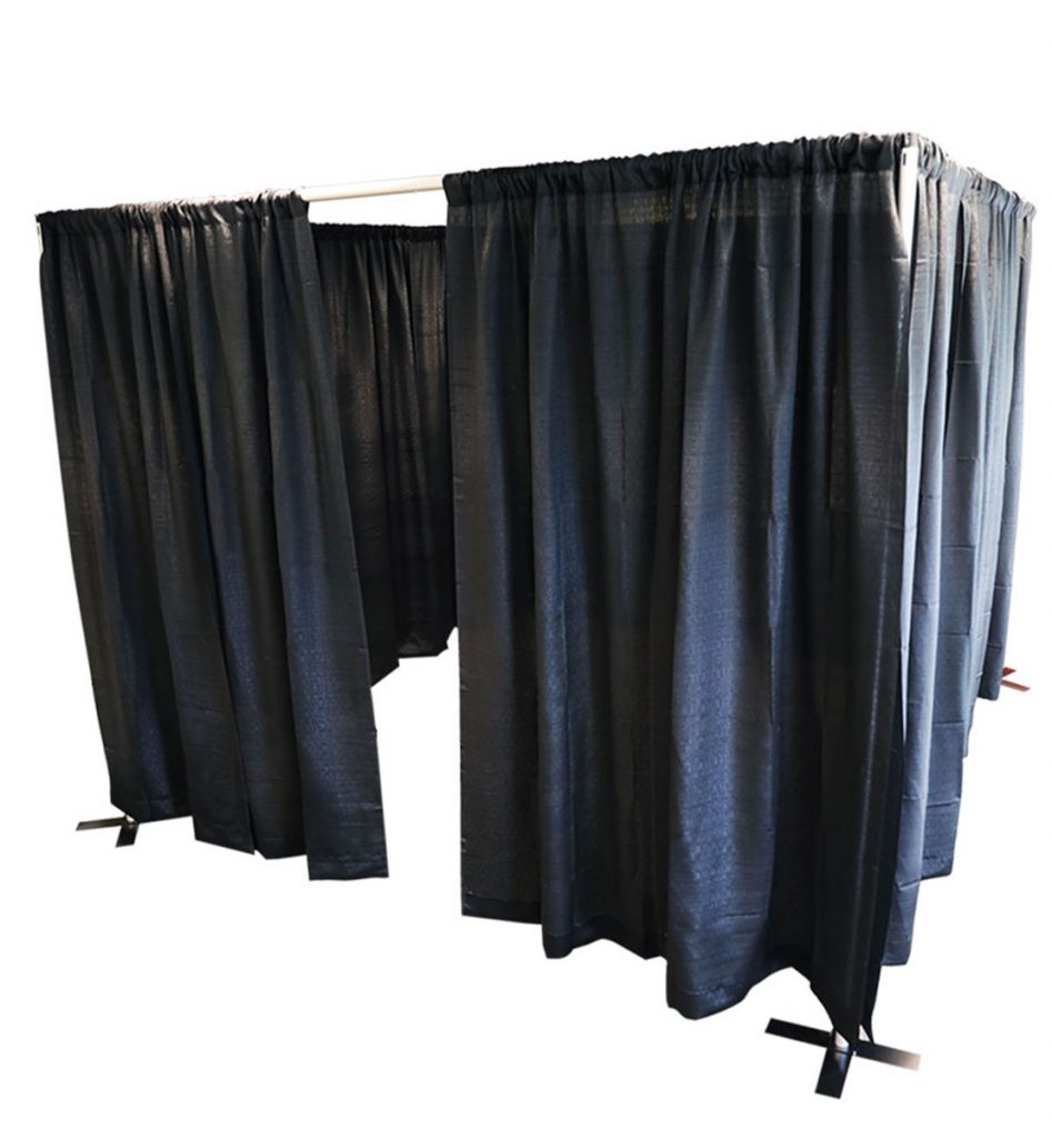 Pipe and Drape Dressing RoomFacilities, Specialty, Worship & Church