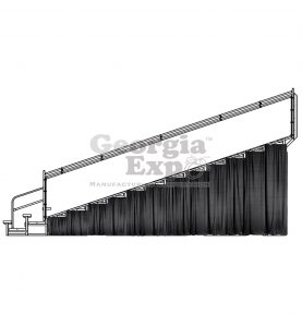 Bleacher Riser Curtain