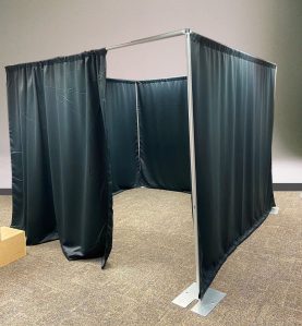 Portable Room Divider (Taut Pipe and Drape) | Georgia Expo