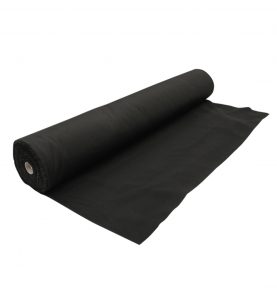 Wholesale Luxor Stretch Egyptian Cotton Fabric Black 100 yard rolls