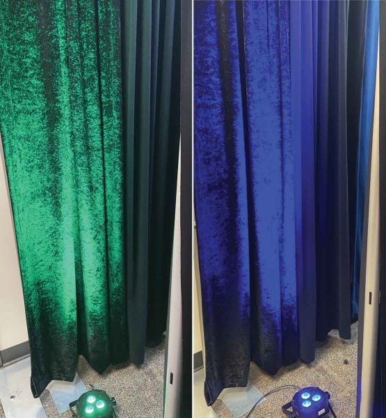uplight crushed velour