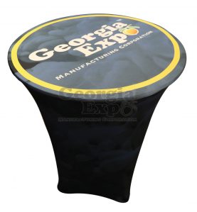 custom printed cocktail table spandex cover
