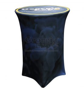 custom printed cocktail table spandex cover