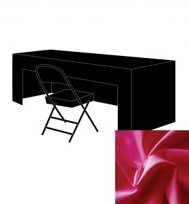 Fitted Table Cover Red