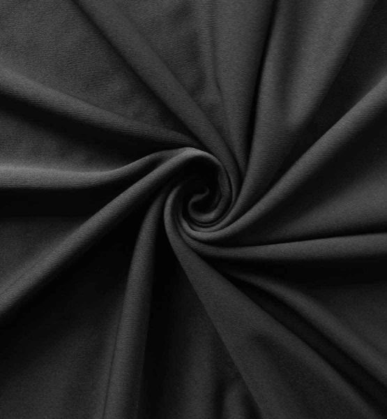 Poly Stretch Drape Black