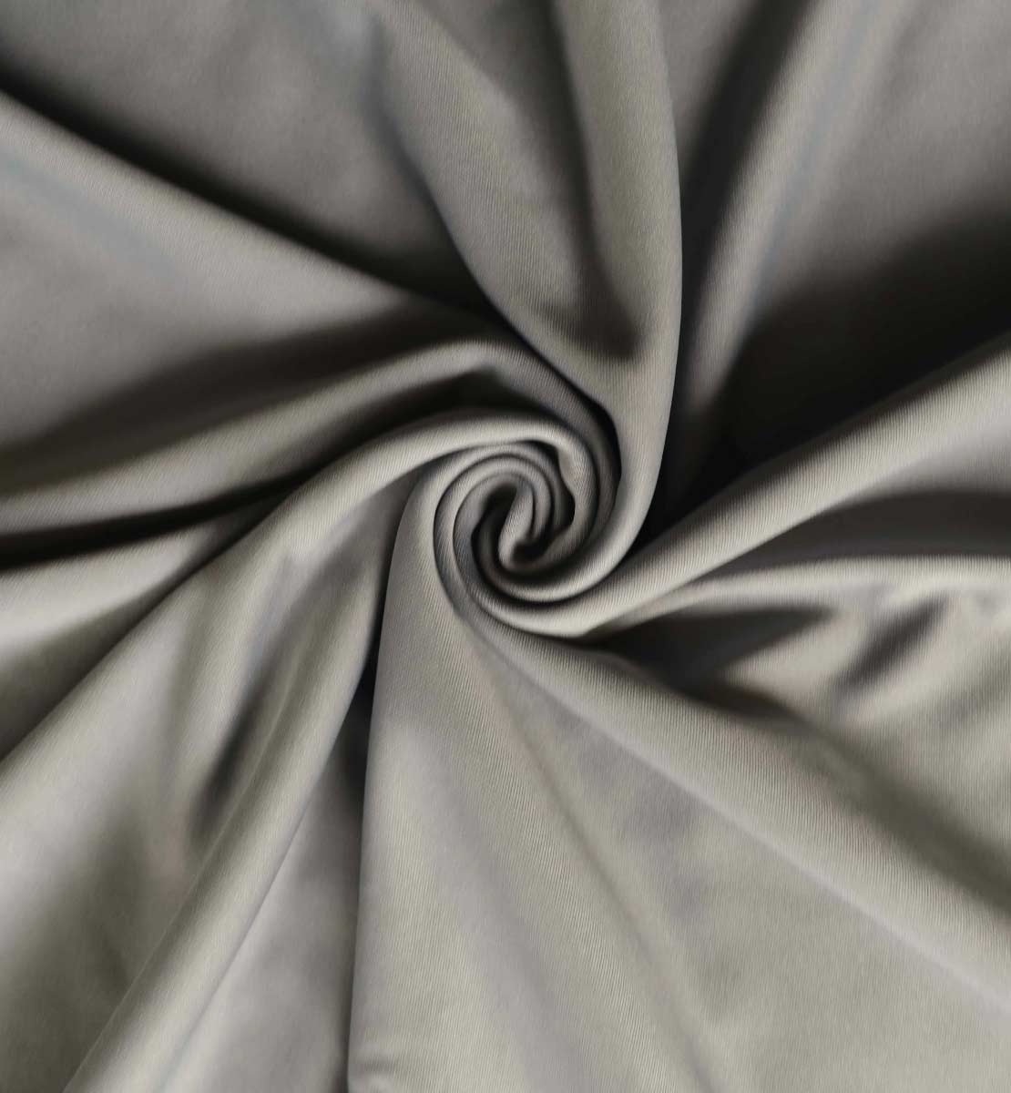 Satin Grey Fabric Wholesaler - Stretch Cotton Lycra Satin Fabric  Manufacturer