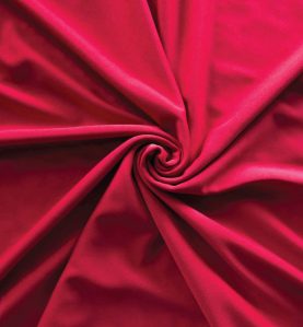 Poly Stretch Drape Red