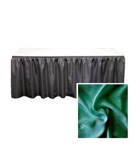 banjo table skirting hunter green