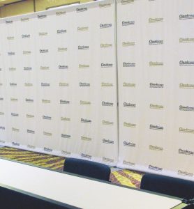 Step and Repeat classic expo backdrop