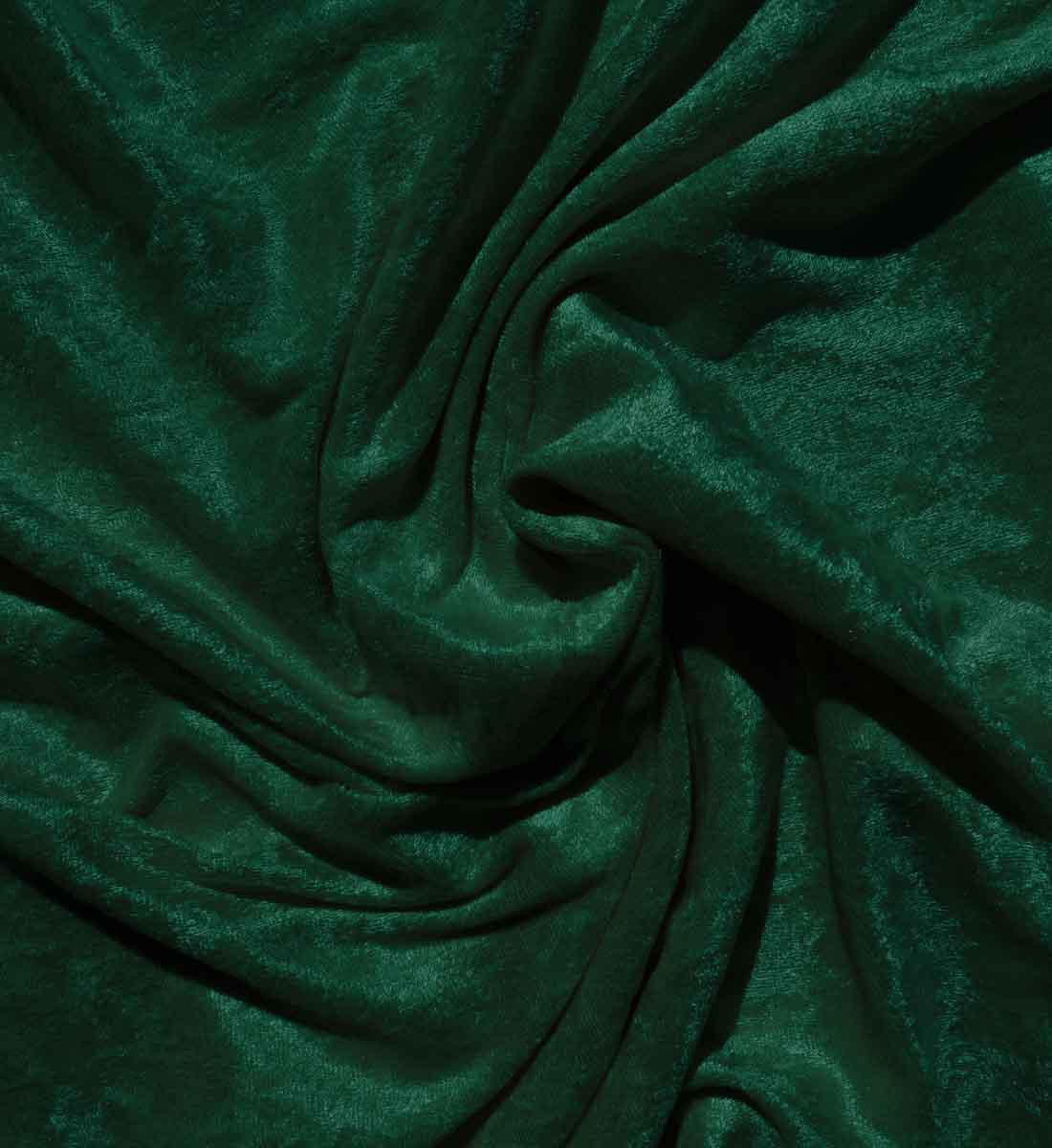 Velvet Stretch Drape Emerald