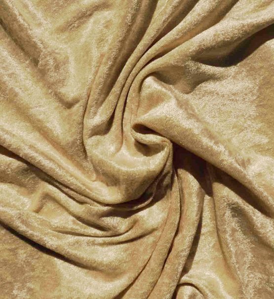 Velvet Stretch Drape Gold