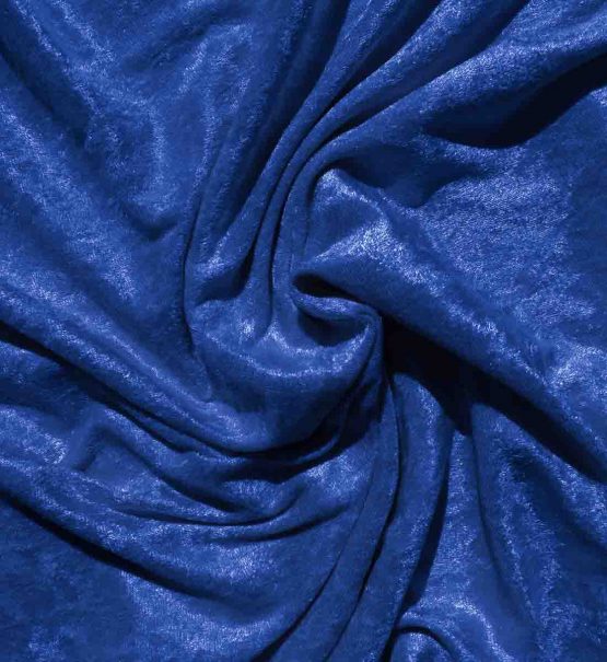 Velvet Stretch Drape Royal Blue