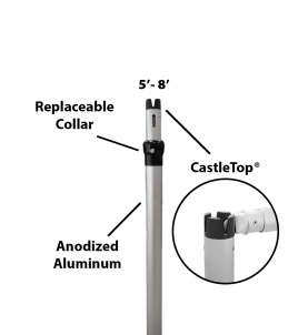 2″ Telescoping Two-Piece Slip-Collar Upright