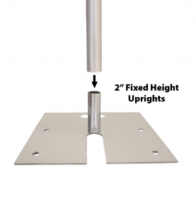 Alternative view of 2" Fixed Height Uprights