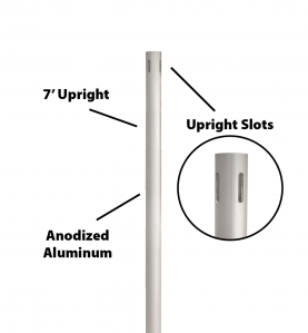 1.5" Fixed Height Uprights