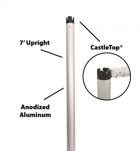 1.5" Fixed Height Uprights
