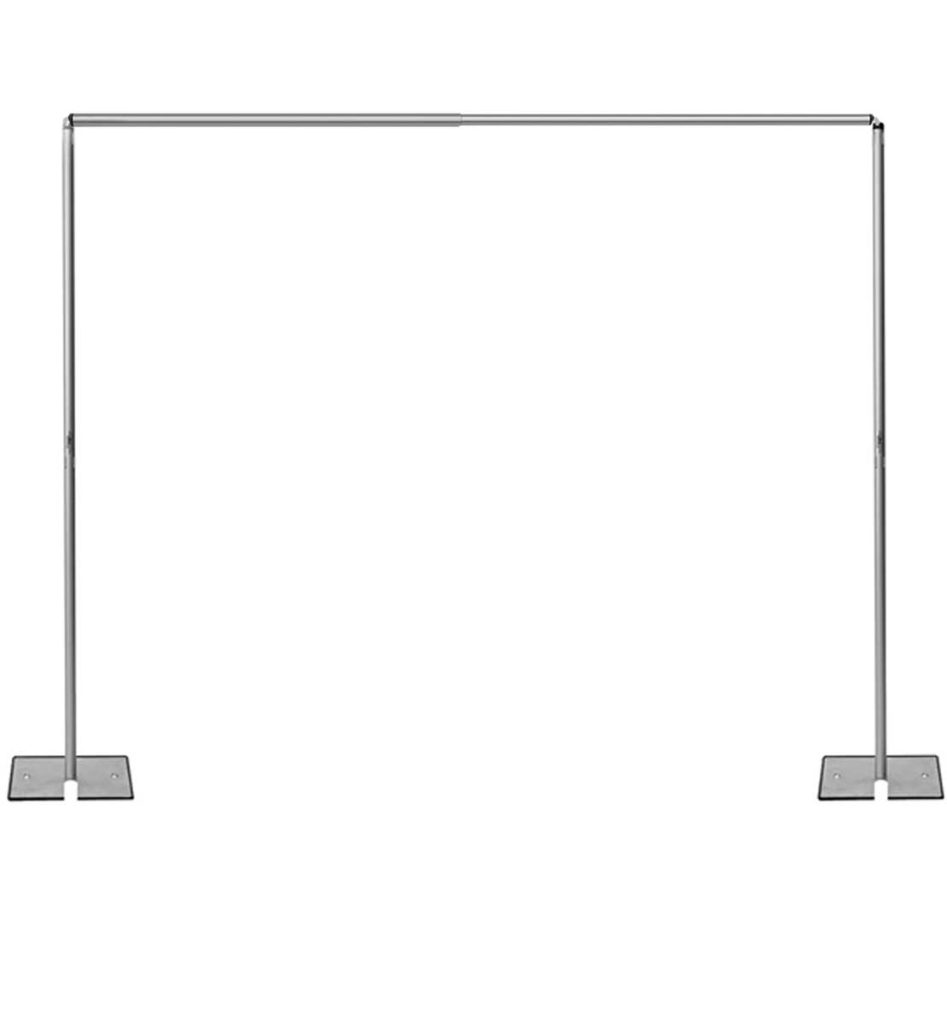 Pipe and Drape Backdrop Kit 8ft Fixed Height (10ft Wide)8ft Fixed