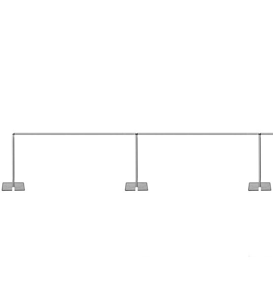 Pipe and Drape Shortwall Kit <br>- 3ft Fixed Height (50ft Wide)