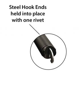 Alternative view of Drape Support Black Anodized (Crossbar)