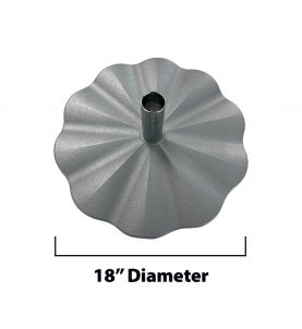 Alternative view of Designer Series Base™ 18" Scallop Base