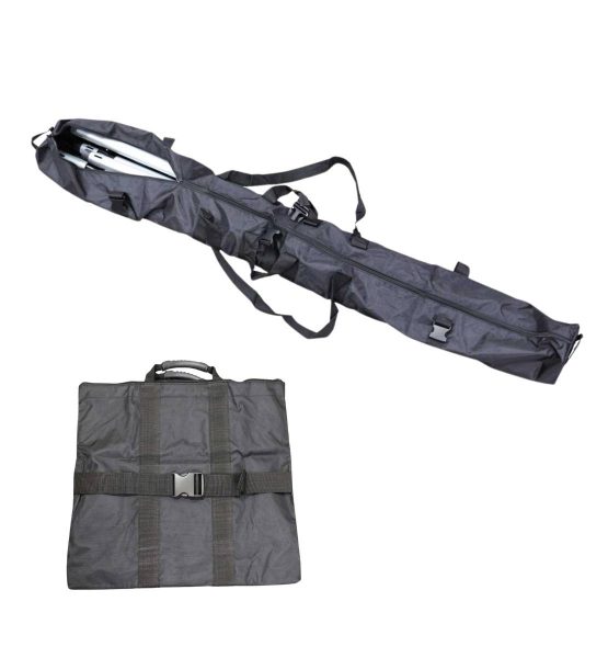 Tech Surround Portable Pipe & Drape Ready-Ship Backdrop Kit, Adjustable 5ft H Featuring Patented CastleTop® - Image 7
