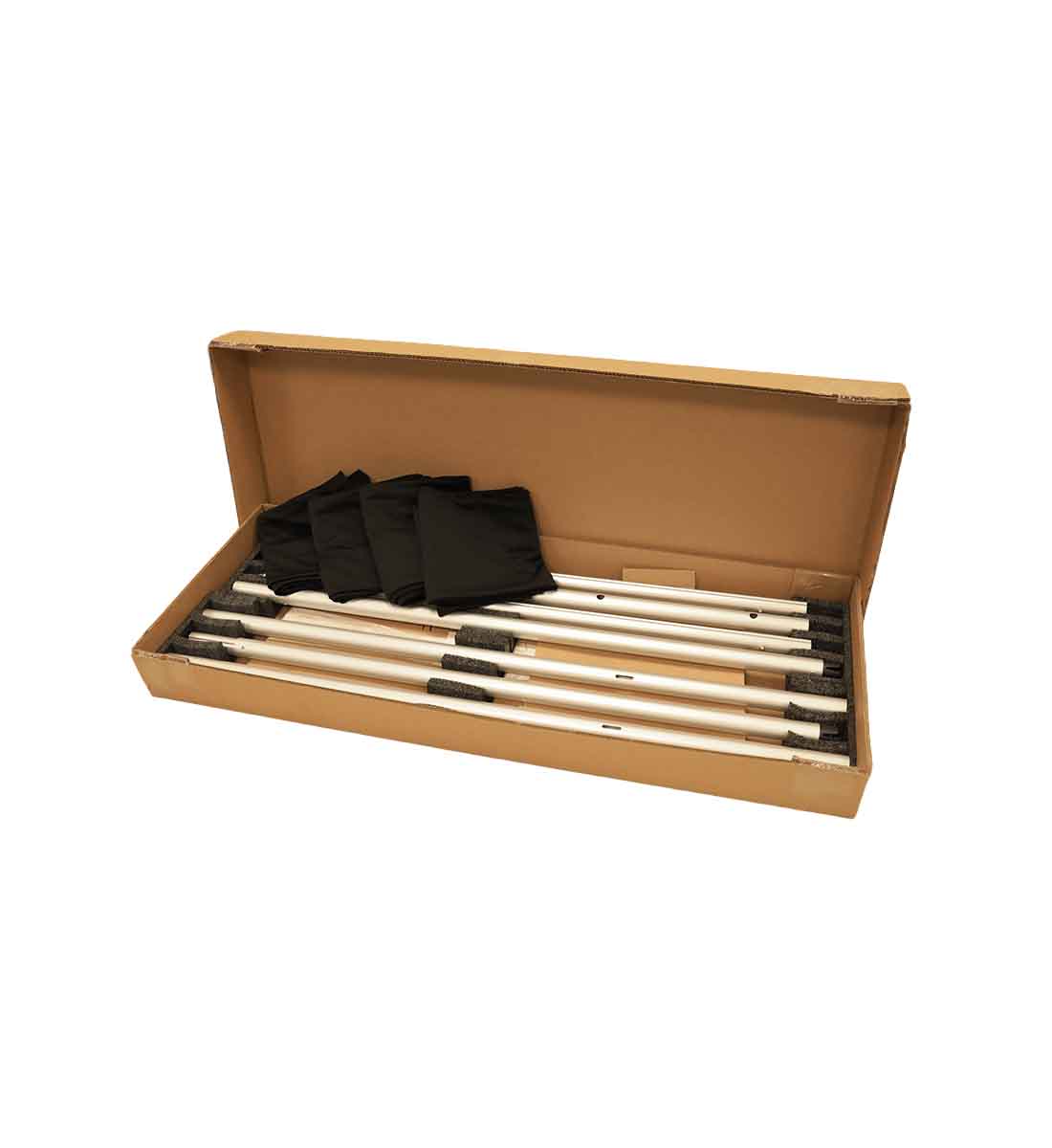 8' H x 10' W Portable Pipe & Drape Ready-Ship Backdrop Kit - Image 2