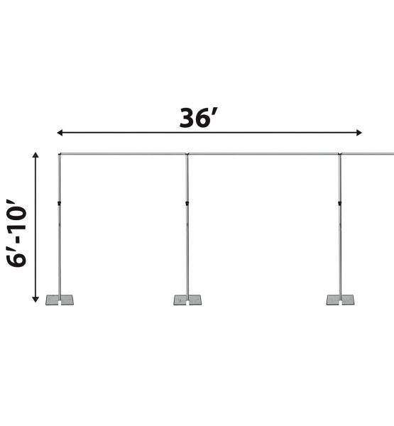 NASP®/IBO 3D Challenge Kit 6ft-10ft Adjustable Height - Image 2
