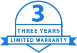 castletop 3 year limited warranty badge